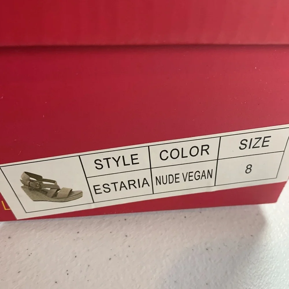 Catherine Malandrino Estaria Espadrille Sandal Women's Size 8 Nude Vegan S0360‎